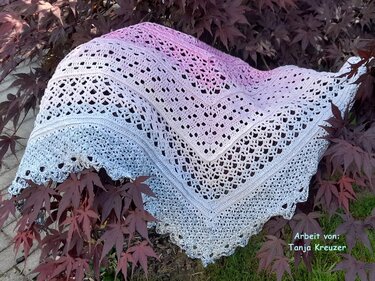 Häkelanleitung Dreieckstuch "Eleganz"