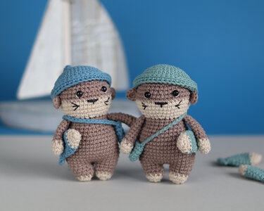 Häkelanleitung Schlüsselanhänger Mini-Otter Ole