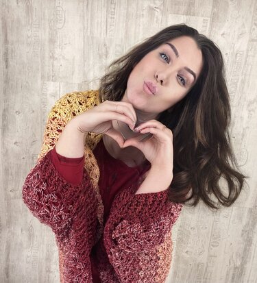 Häkelanleitung "1-BOBBEL-SEELENWÄRMER LAGERFEUER" - Bild 8