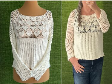RVO-Pulli mit Herzen - Häkelanleitung
