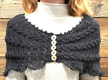 Schicke SommerStola mit 3 Zöpfen - Häkeln
