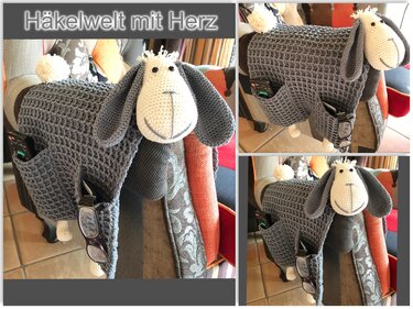 Häkeln / "Lucky" der Sessel - Organizer