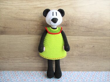 Häkelanleitung Sophie Panda
