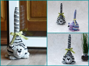 Häkelanleitung Türstopper Katze