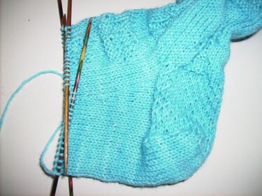 verstärkte Ferse und Sockenspitze - Stricken