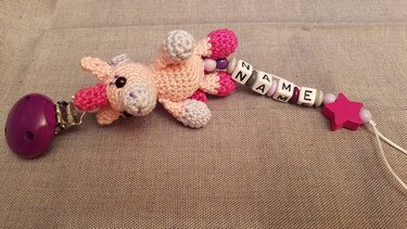 Schnullerkette Einhorn