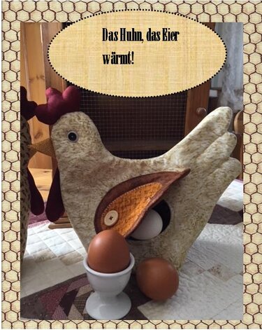 Eierwärmer Henne - Nähen