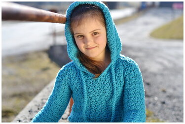 - BECCA - Kuschelhoodie Pullover, Kapuzenpullover, Pulli in allen Größen häkeln, Raglan, Pullover, unisex