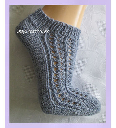 Sneaker-Sommersocken "Sommertag" - Gr. 32-47, gestrickt - Stricken