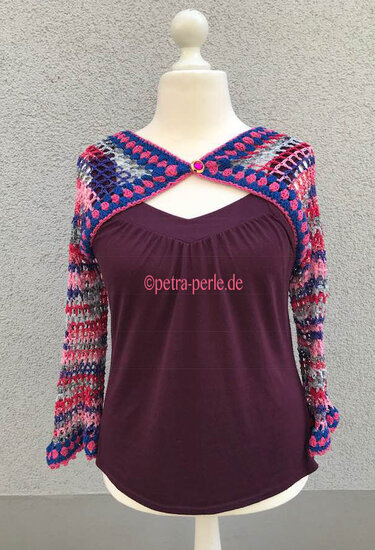 Sommer Bolero "Oberarme ADE" - Häkeln