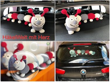 Häkeln / "Funny" die Raupe