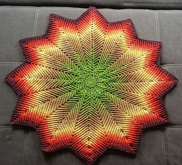 Blättersternchen - Häkeln