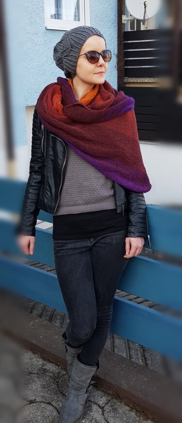 Strickanleitung Dreieckstuch Shabaka - Bild 3