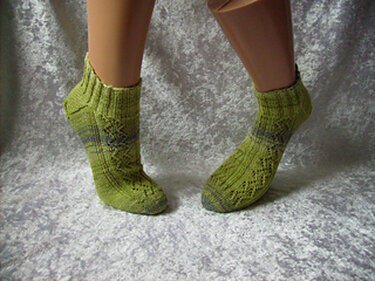 Sockenmuster zackig - Stricken