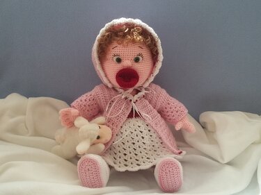 Häkelanleitung Puppenkleidung, Baby Emmi