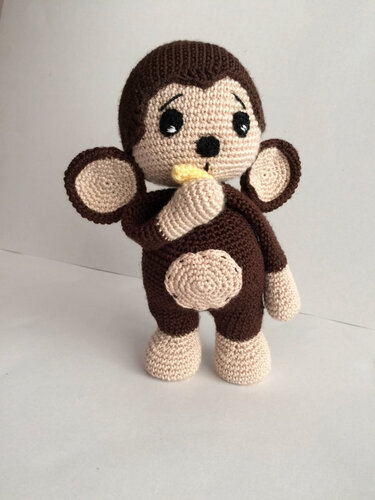 Crochet Pattern Cute Monkey Amigurumi PDF