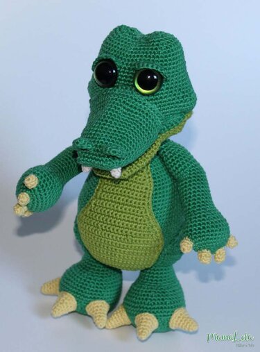 Amigurumi Alligator Ben - Häkelanleitung