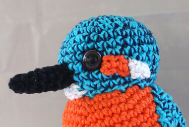 Häkelanleitung Eisvogel