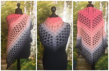 Dimholt shawl - Crochet