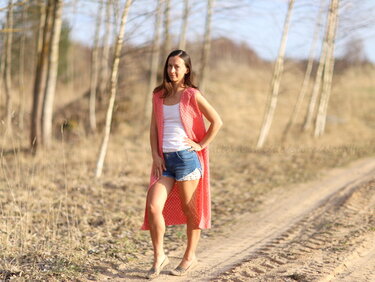 Lange Weste, die lässt deine Figur schmaler wirken. - Häkeln