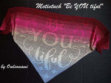 Motivtuch "Be YOU tiful" - Bild 2