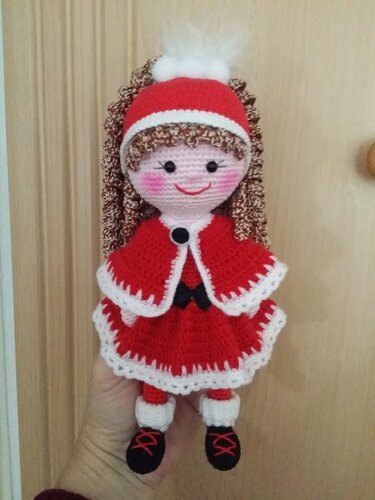 Anleitung Amigurumi Puppe „ Nikolinchen „  22 cm Groß - Häkeln