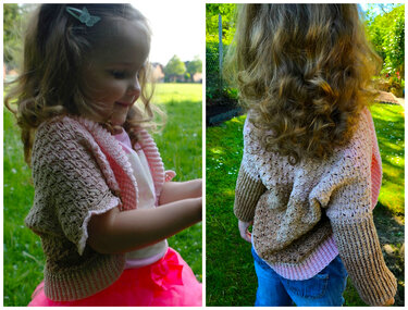 Häkelanleitung Cardigan (2 Varianten) alle Größen (Kinder+Erwachsene)
