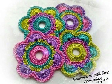  Häkelblumen  - Häkeln