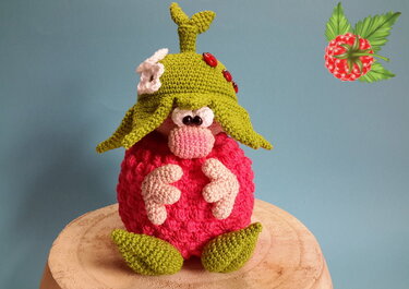 Häkelanleitung Himbeergnom
