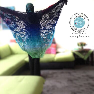 Ö´s Schmetterlingstuch - Häkeln