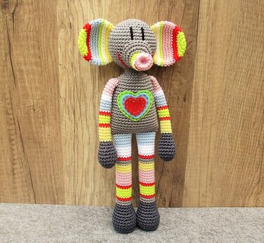 Häkelanleitung Rosine Elefant