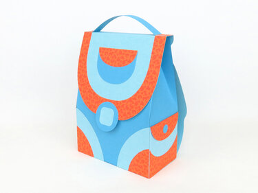 Geschenkverpackung – Rucksack – Bastelvorlagen und Anleitung - Basteln