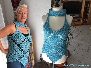 Beautiful Shell Sommer Top für alle Größen leicht nachzuarbeiten - Bild 2