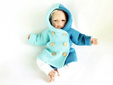 Baby- & Kinderjacke "Zirkus", von Arm zu Arm (stricklook, Gr. 56-110) - Häkeln