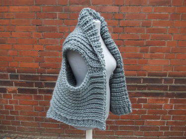 Strickweste, Sweater, Strickjacke, unisex, vielseitig tragbar - Stricken