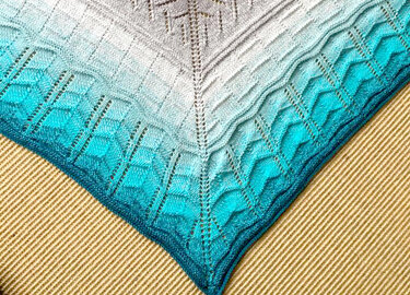 Dreieckstuch "Trick or Treat" - Stricken