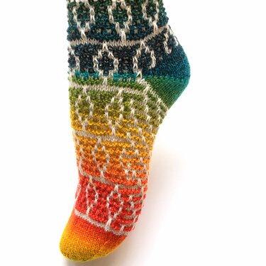 Socken "Mosaik 2" - Stricken