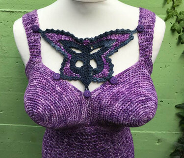 Sommerkleidchen Schmetterling - Häkeln