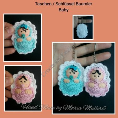 Taschen oder Kinderwagenbaumler mit Fimo - Bild 2