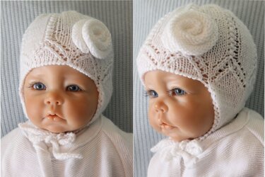 Baby Hat "Rose" Knitting Pattern