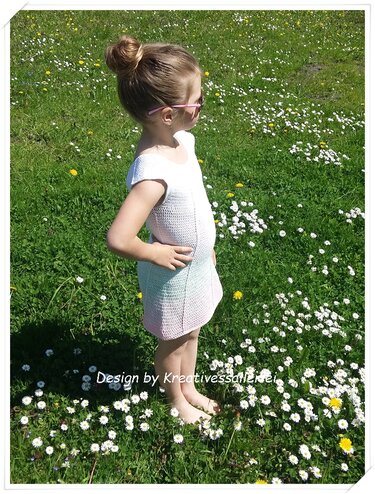 Kleid No.1 Gr. 86 - 140 - Häkelanleitung - Bild 4