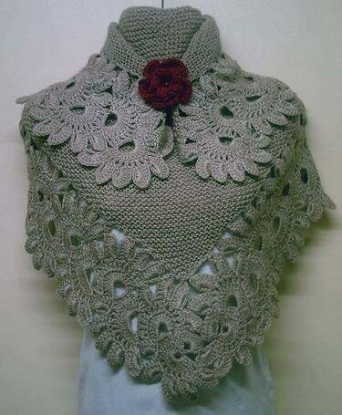 Dreieck "Madame Rose" - Stricken