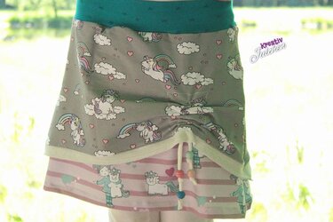 Raff - Röckchen E-Book <3 *Für Anfänger geeignet* Gr. 74/80 - 158/164 - Nähen