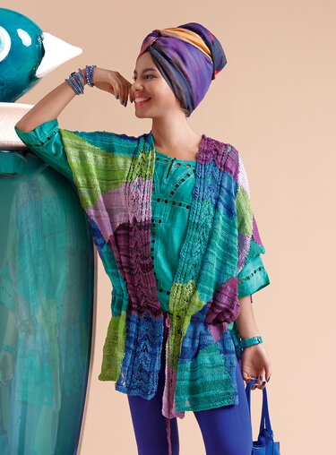 Strickanleitung Sommerponcho Wakanda