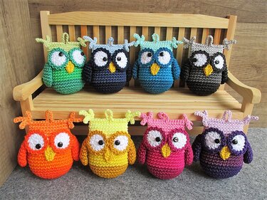 Häkelanleitung für die kleine Eule Boo