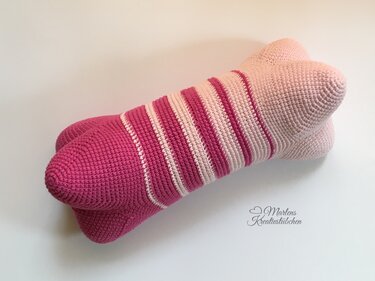 Häkelanleitung Nackenkissen / Leseknochen