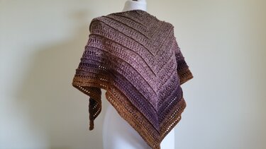 Drachenschild Häkeltuch - Häkeln