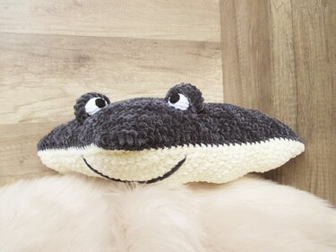 Häkelanleitung Dieter, der Rochen