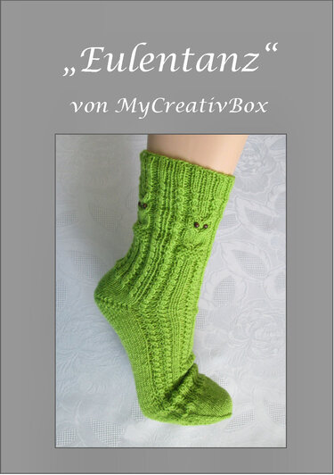 Sockenmuster "Eulentanz" gestrickt Gr.: 32-45 - Stricken