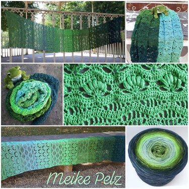 Häkelanleitung Sommertuch Salacia